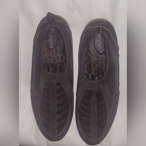 Easy Spirit Slip-On Sneakers in Dark Brown